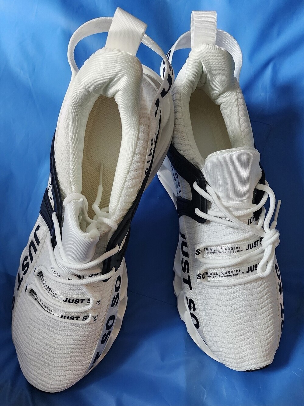 Just So So Women's Lace-up Breathable Running Sports Shoe Black Size 41 (10) NEW